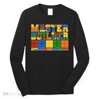 Cool Master Builder Lego Fan Long Sleeve Shirt thumb 0