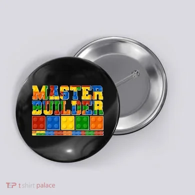 Cool Master Builder Lego Fan Button