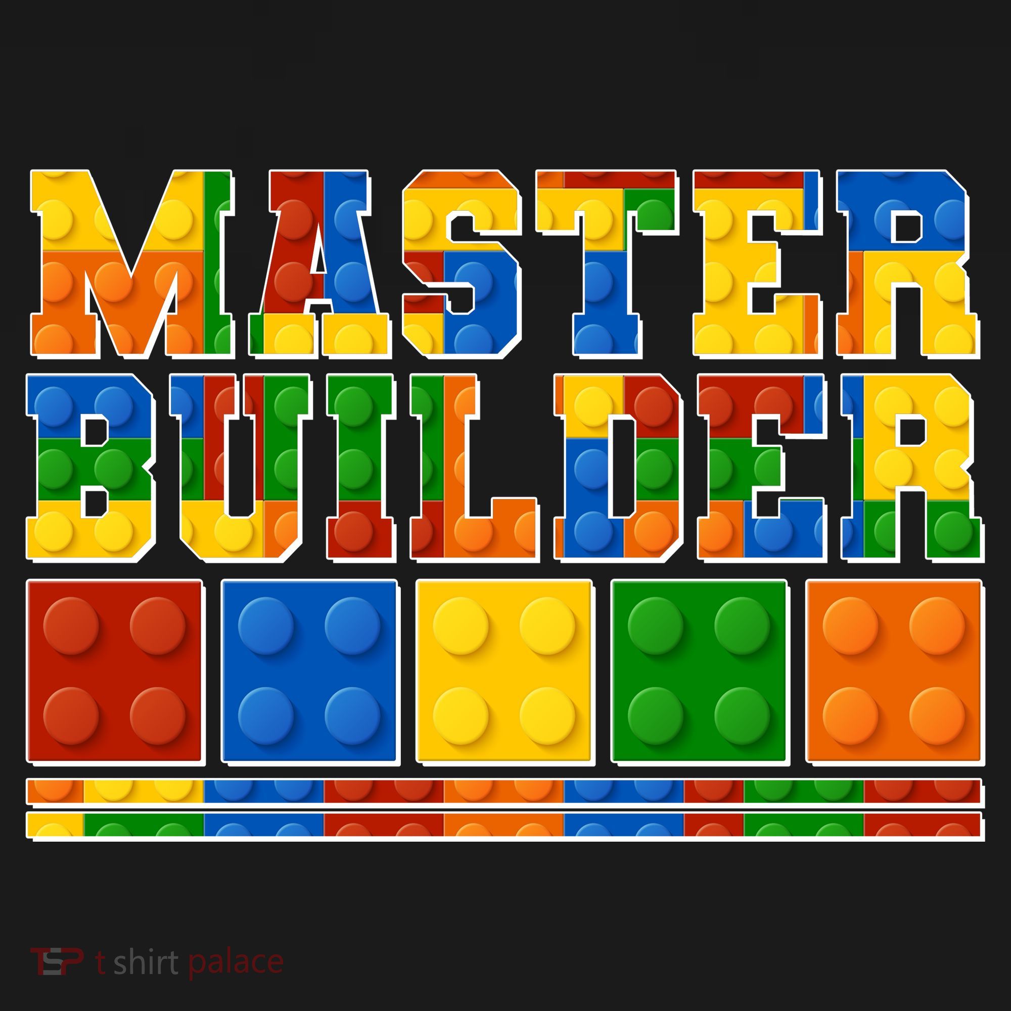 Cool Master Builder Lego Fan Drawstring Bag