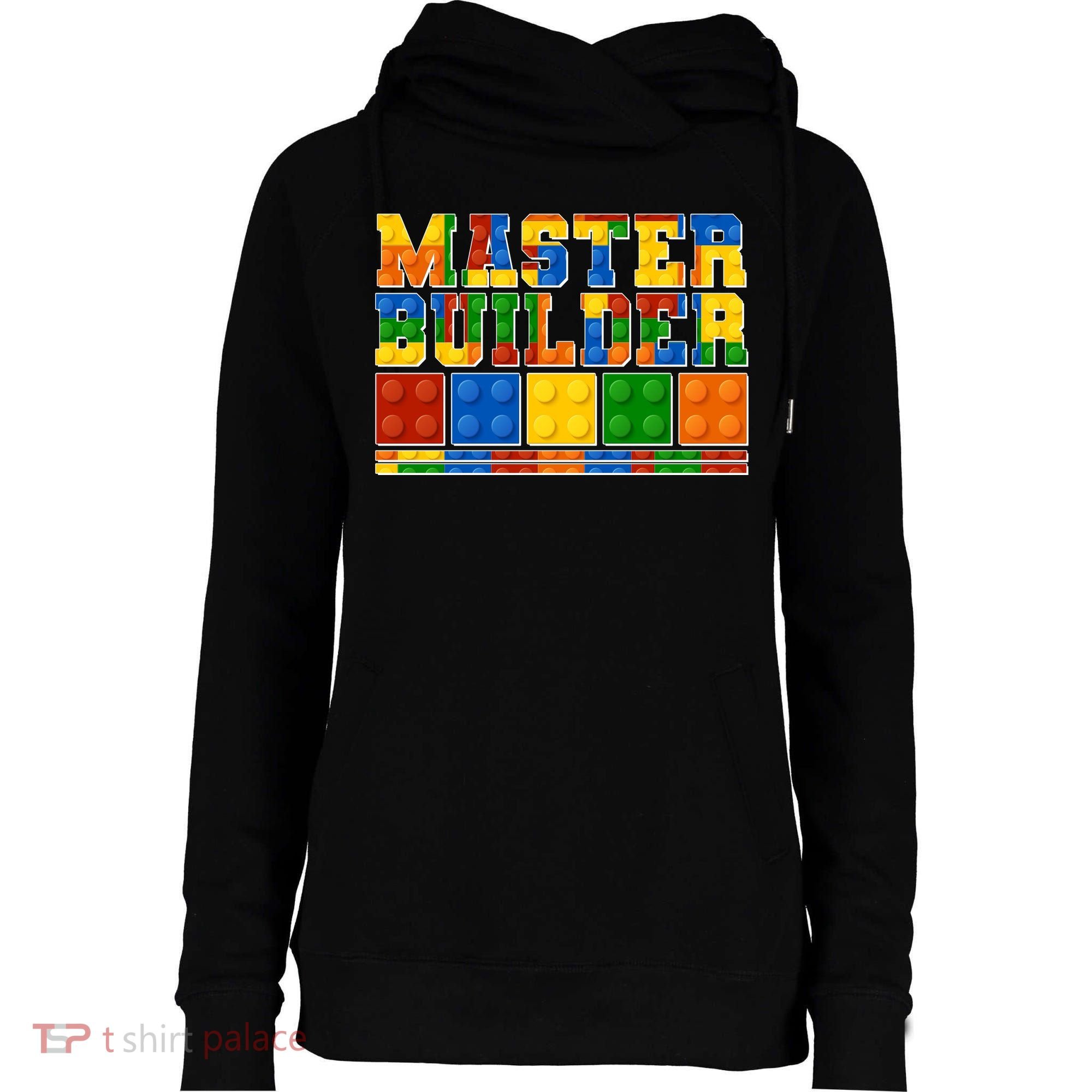 Cool Master Builder Lego Fan Womens Funnel Neck Pullover Hood