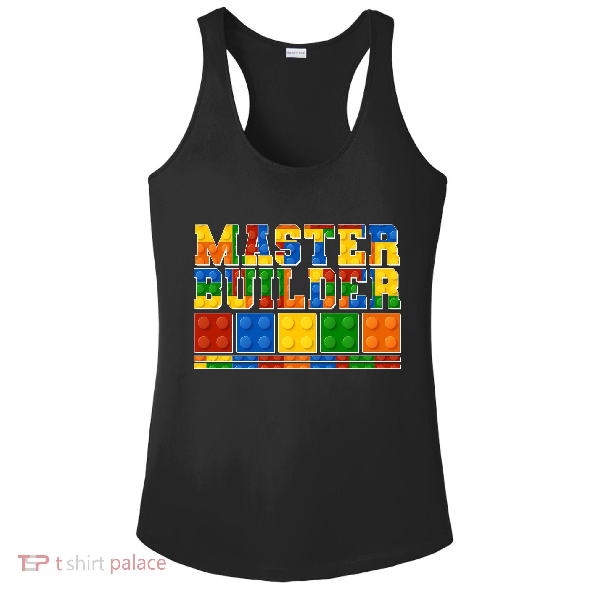 Cool Master Builder Lego Fan Ladies PosiCharge Competitor Racerback Tank