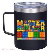 Cool Master Builder Lego Fan 12oz Stainless Steel Coffee Mug thumb 2