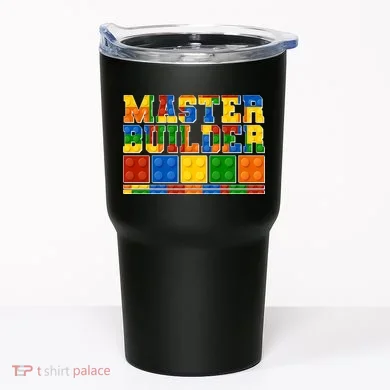 Cool Master Builder Lego Fan Tumbler