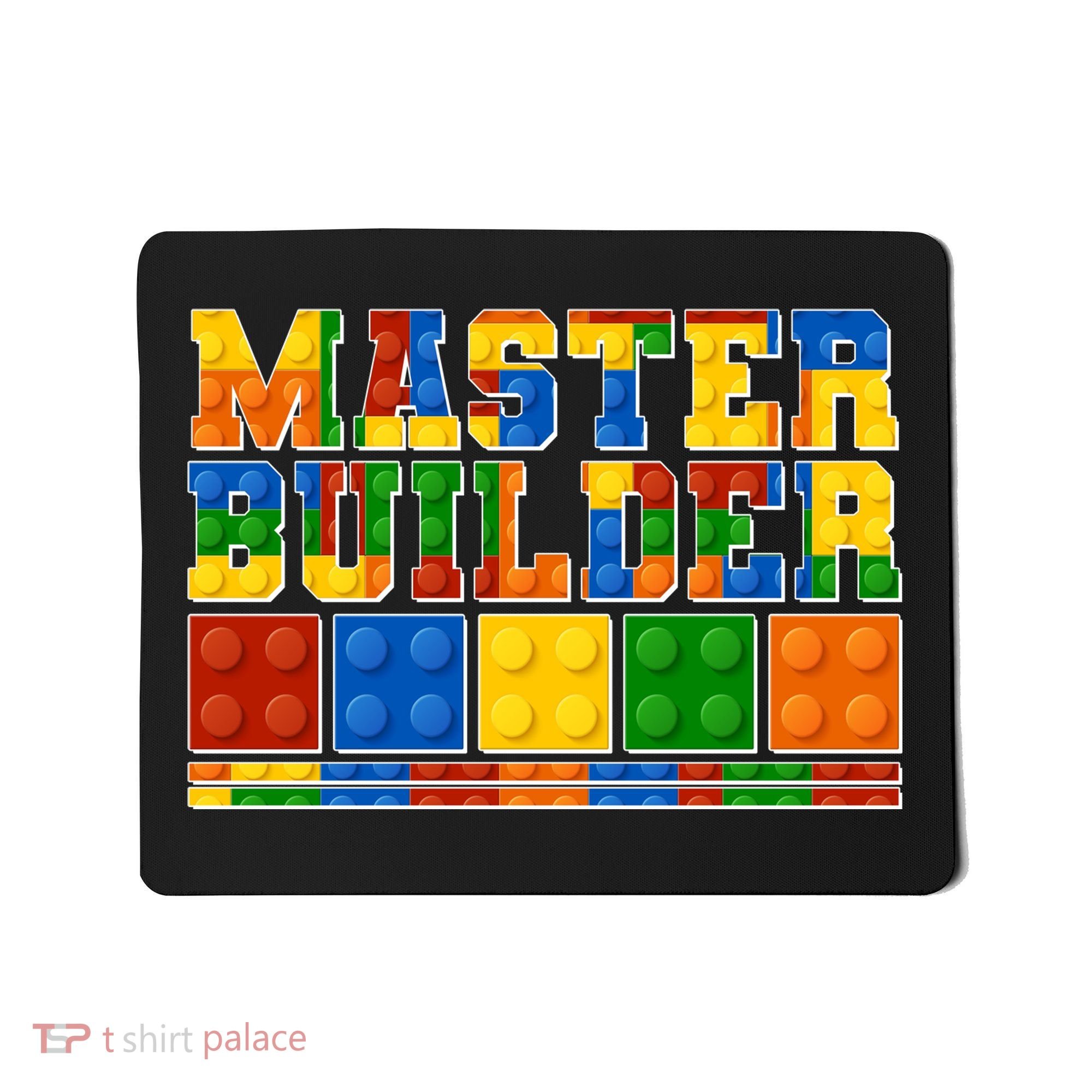 Cool Master Builder Lego Fan Mousepad