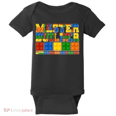 Cool Master Builder Lego Fan Baby Bodysuit