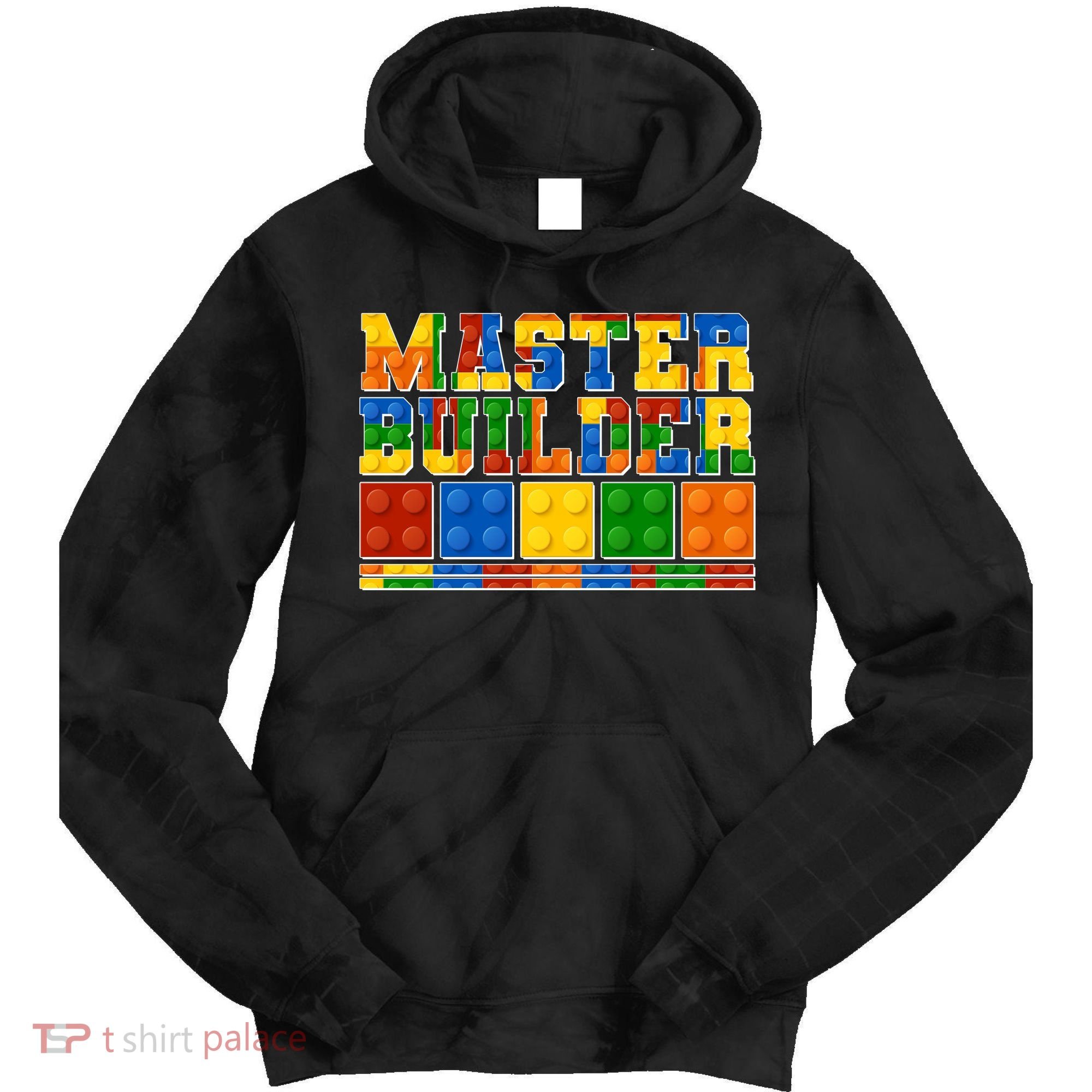 Cool Master Builder Lego Fan Tie Dye Hoodie