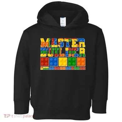 Cool Master Builder Lego Fan Toddler Hoodie