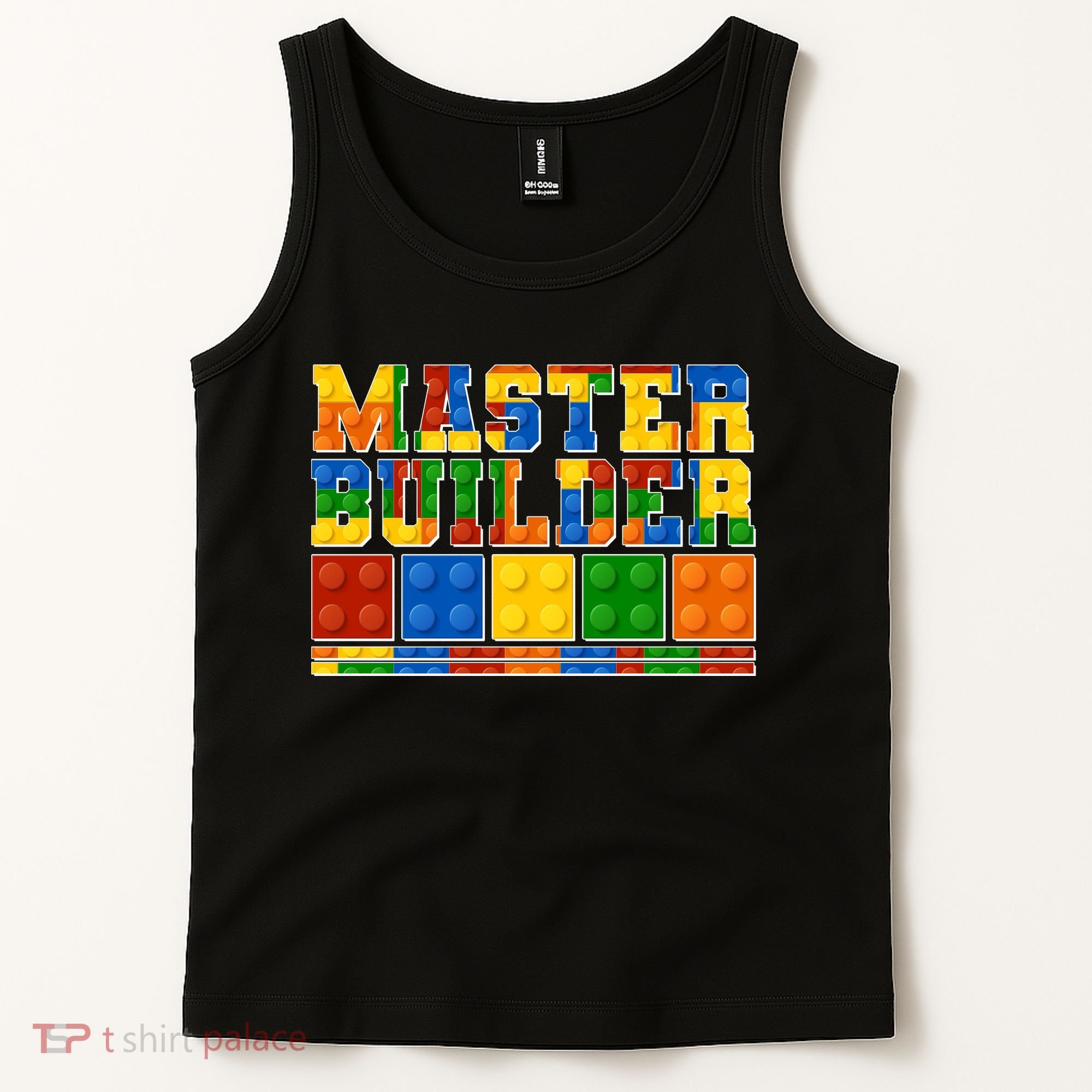 Cool Master Builder Lego Fan Tank Top