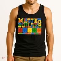 Cool Master Builder Lego Fan Tank Top thumb 3