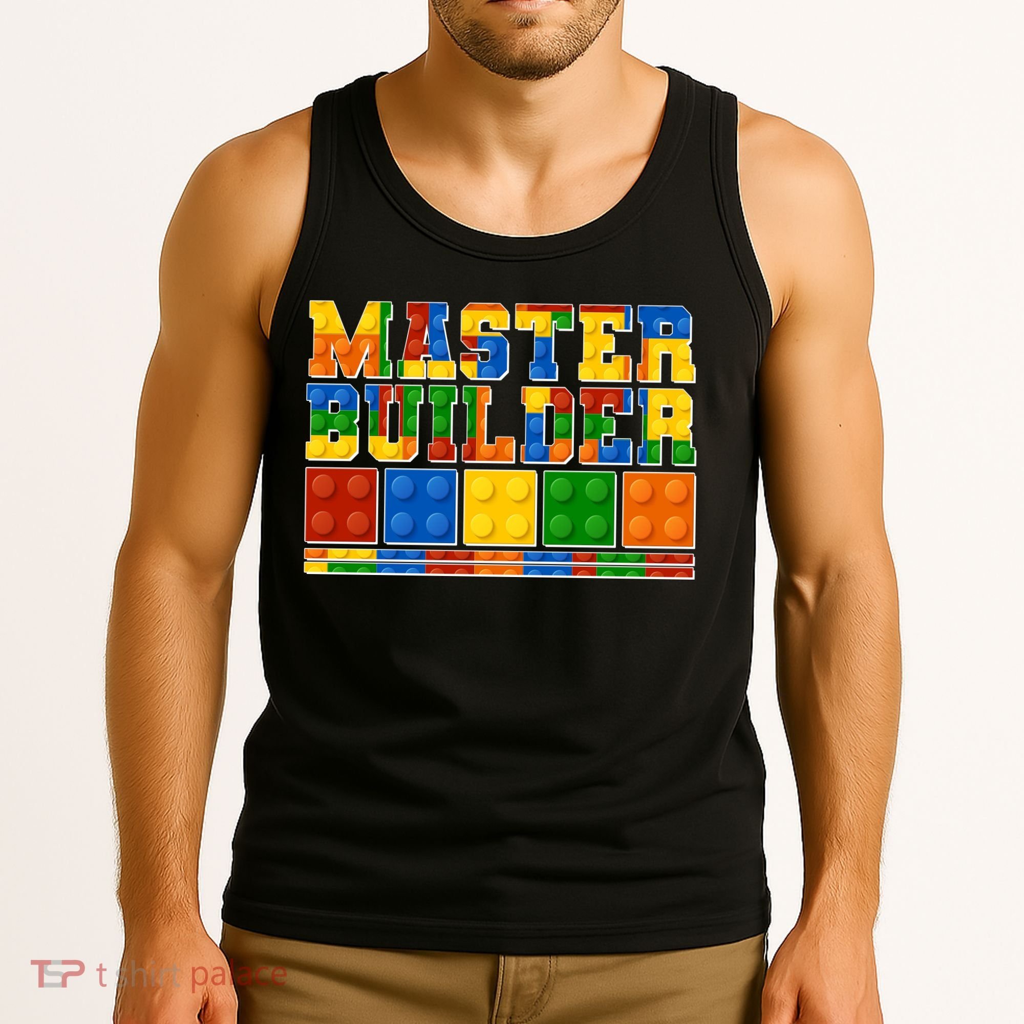 Cool Master Builder Lego Fan Tank Top