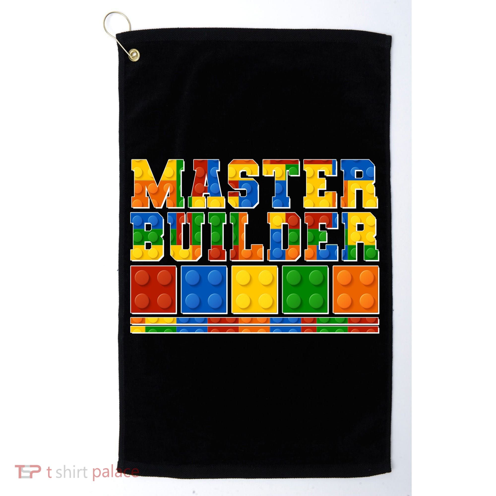 Cool Master Builder Lego Fan Golf Towel