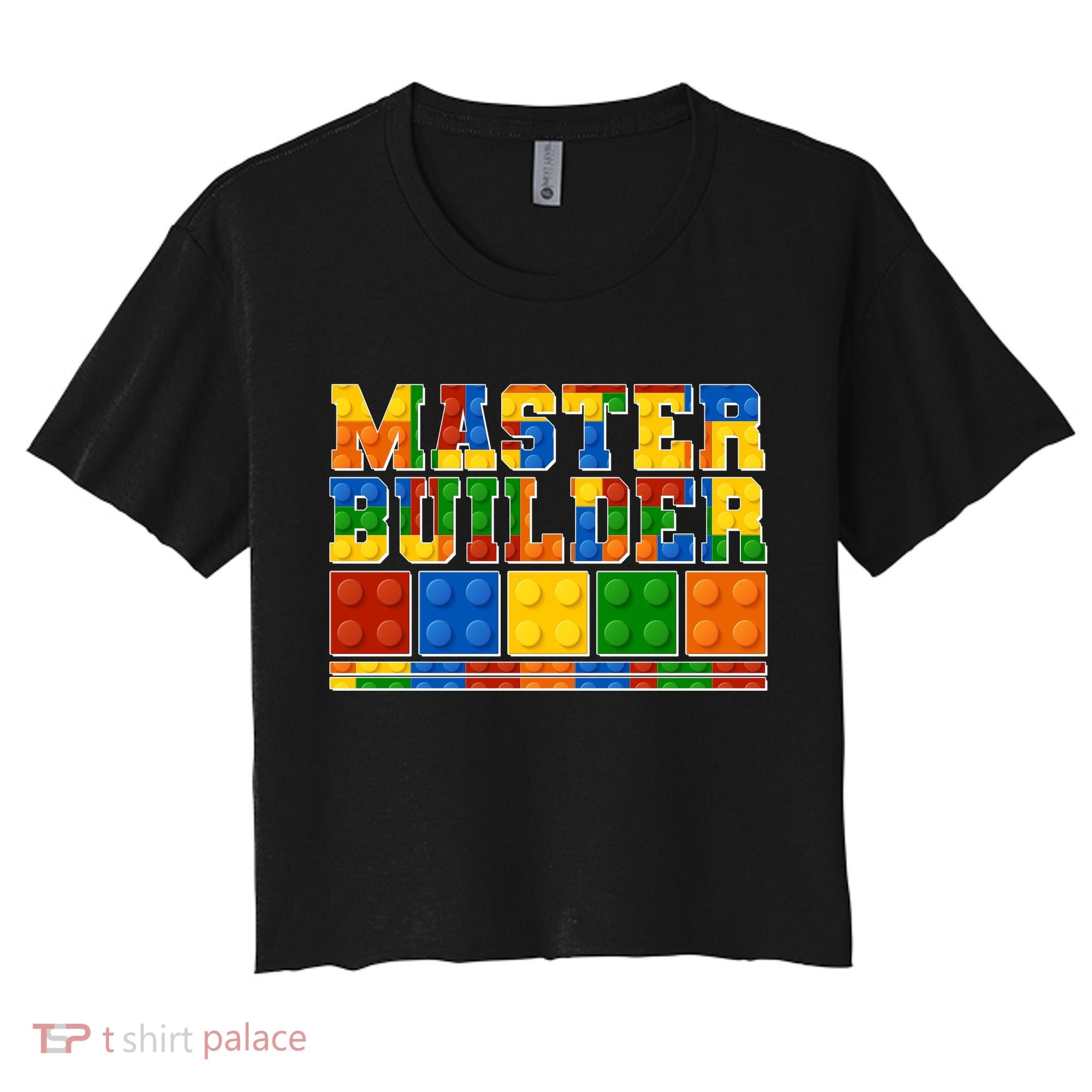 Cool Master Builder Lego Fan Women's Crop Top Tee