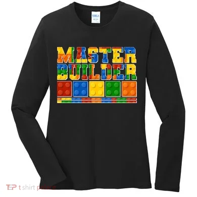 Cool Master Builder Lego Fan Women's Long Sleeve Shirt