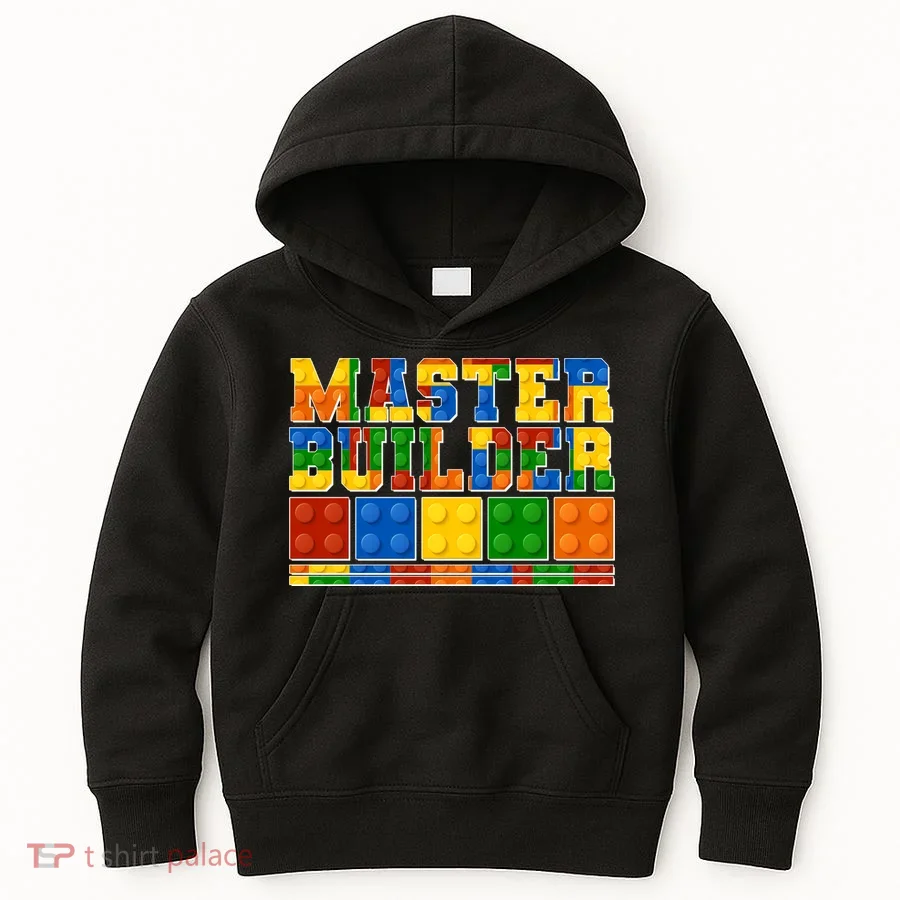 Cool Master Builder Lego Fan Kids Hoodie