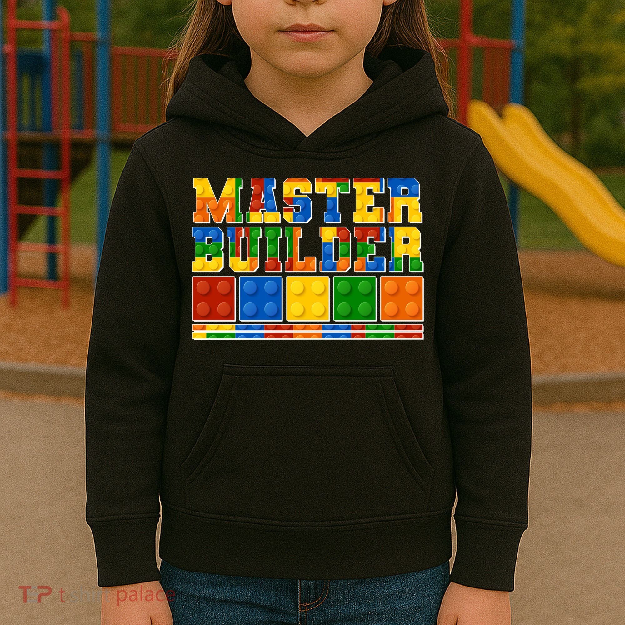 Cool Master Builder Lego Fan Kids Hoodie