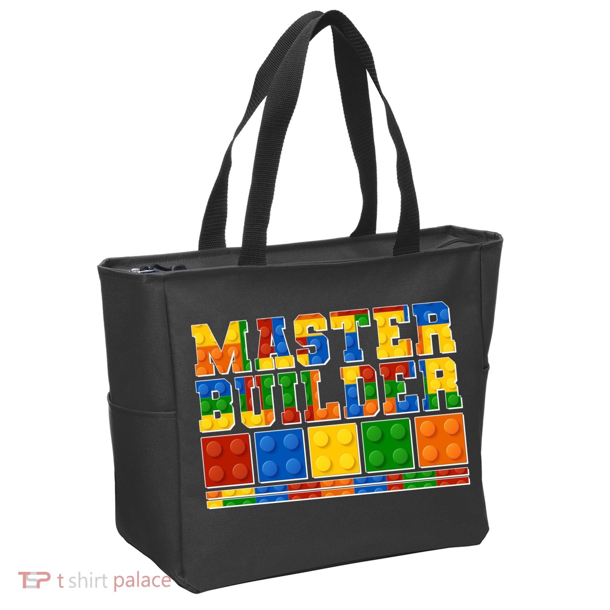 Cool Master Builder Lego Fan Tote Bag
