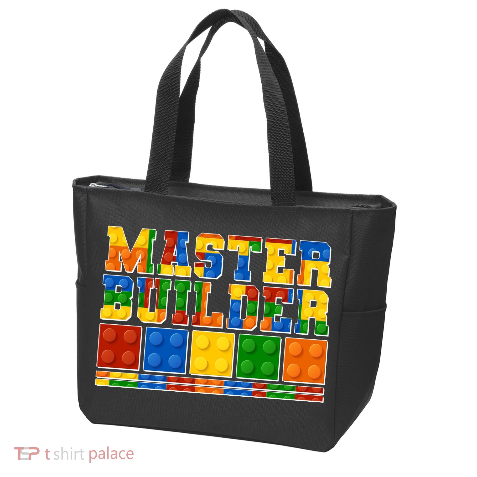 Cool Master Builder Lego Fan Tote Bag