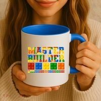 Cool Master Builder Lego Fan Coffee Mug thumb 3