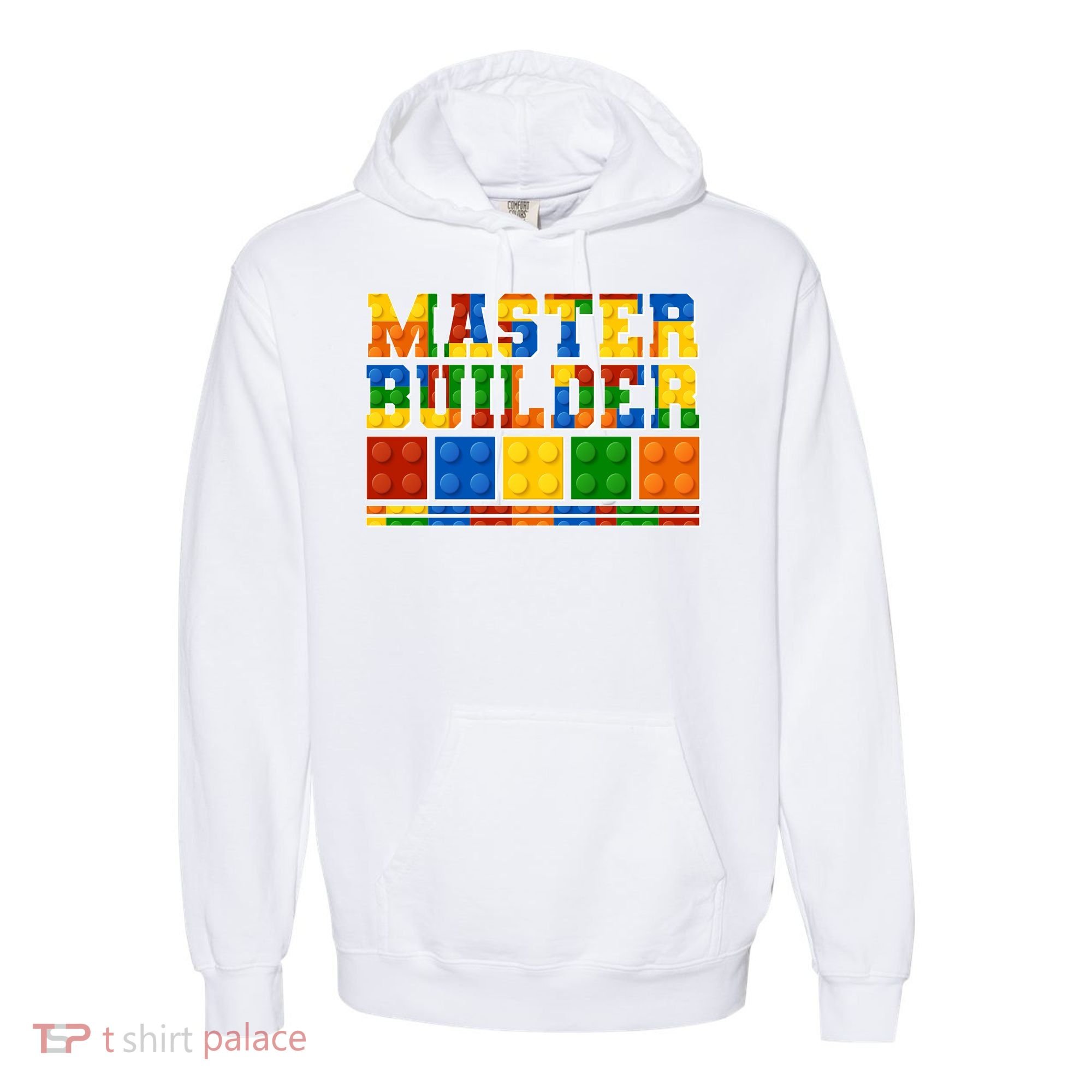 Cool Master Builder Lego Fan Comfort Colors Garment-Dyed Hooded Sweatshirt