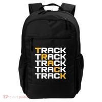 Cool Modern Track & Field Pattern Backpack thumb 0