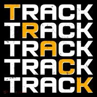 Cool Modern Track & Field Pattern Backpack thumb 2