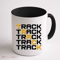 Cool Modern Track & Field Pattern Coffee Mug thumb 1