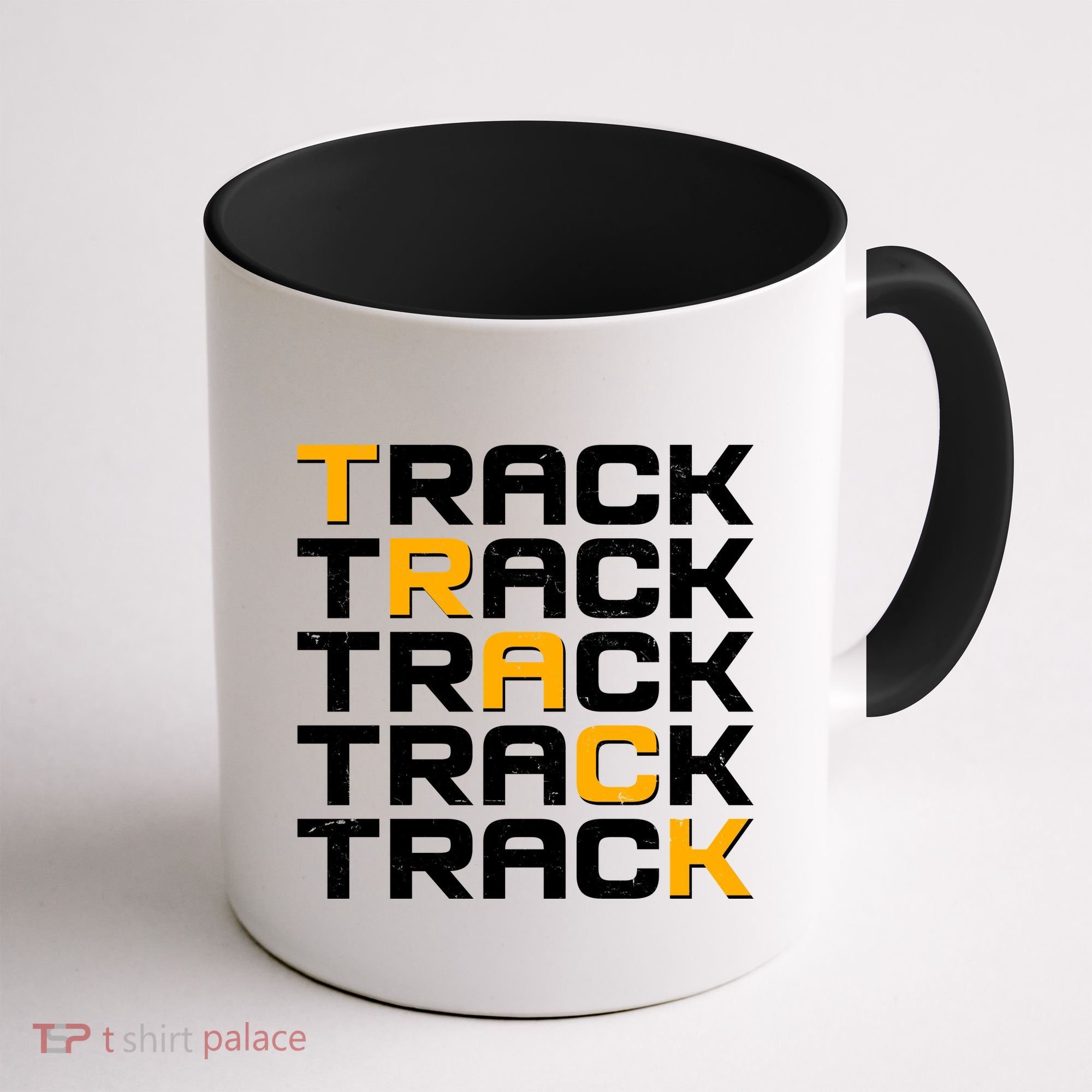 Cool Modern Track & Field Pattern Coffee Mug