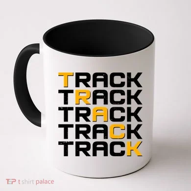 Cool Modern Track & Field Pattern Coffee Mug