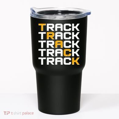 Cool Modern Track & Field Pattern Tumbler