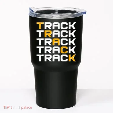 Cool Modern Track & Field Pattern Tumbler