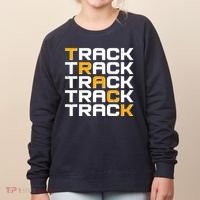 Cool Modern Track & Field Pattern Women's Sweatshirt thumb 0