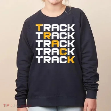 Cool Modern Track & Field Pattern Women's Sweatshirt