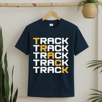 Cool Modern Track & Field Pattern T-Shirt thumb 2