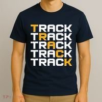 Cool Modern Track & Field Pattern T-Shirt thumb 3