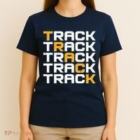 Cool Modern Track & Field Pattern T-Shirt thumb 4