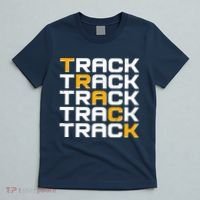Cool Modern Track & Field Pattern T-Shirt thumb 5