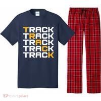 Cool Modern Track & Field Pattern Pajama Set thumb 0