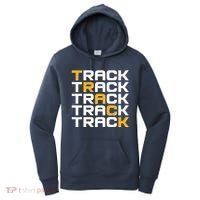Cool Modern Track & Field Pattern Women's Hoodie thumb 0