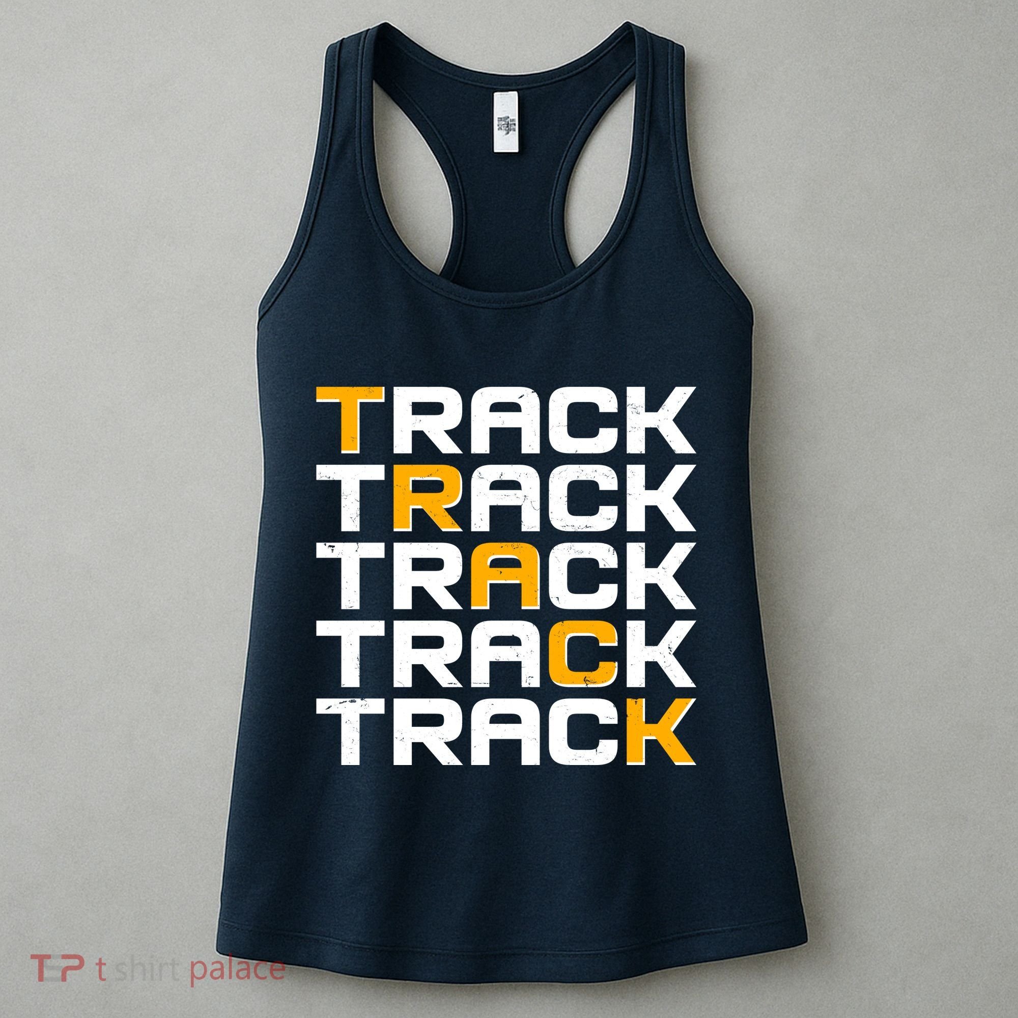 Cool Modern Track & Field Pattern Women's Tank Top