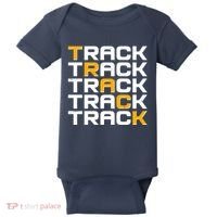 Cool Modern Track & Field Pattern Baby Bodysuit thumb 0