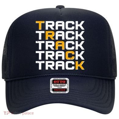 Cool Modern Track & Field Pattern Hat