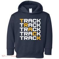 Cool Modern Track & Field Pattern Toddler Hoodie thumb 0