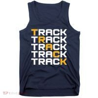 Cool Modern Track & Field Pattern Tank Top thumb 0