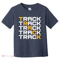 Cool Modern Track & Field Pattern Toddler T-Shirt thumb 0