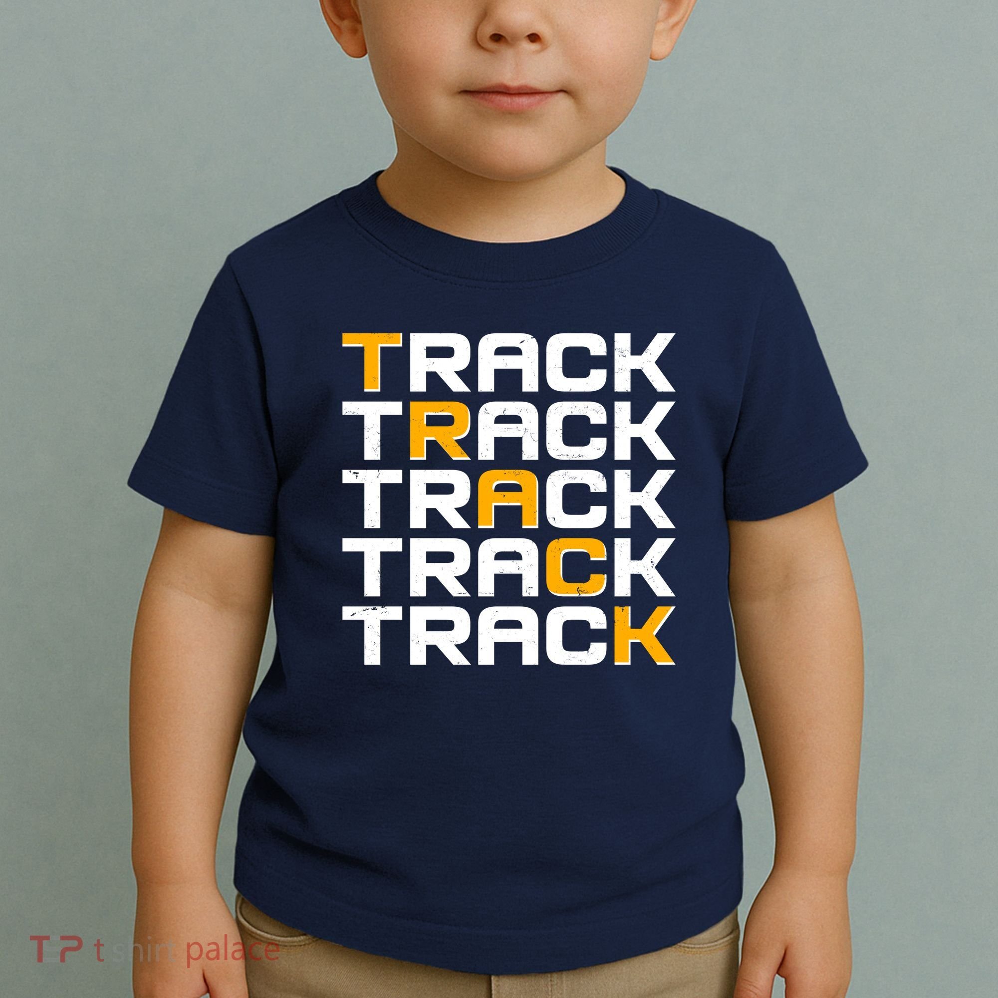 Cool Modern Track & Field Pattern Toddler T-Shirt