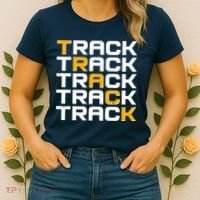 Cool Modern Track & Field Pattern Women's T-Shirt thumb 2