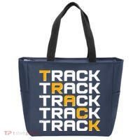 Cool Modern Track & Field Pattern Tote Bag thumb 0