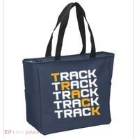 Cool Modern Track & Field Pattern Tote Bag thumb 2