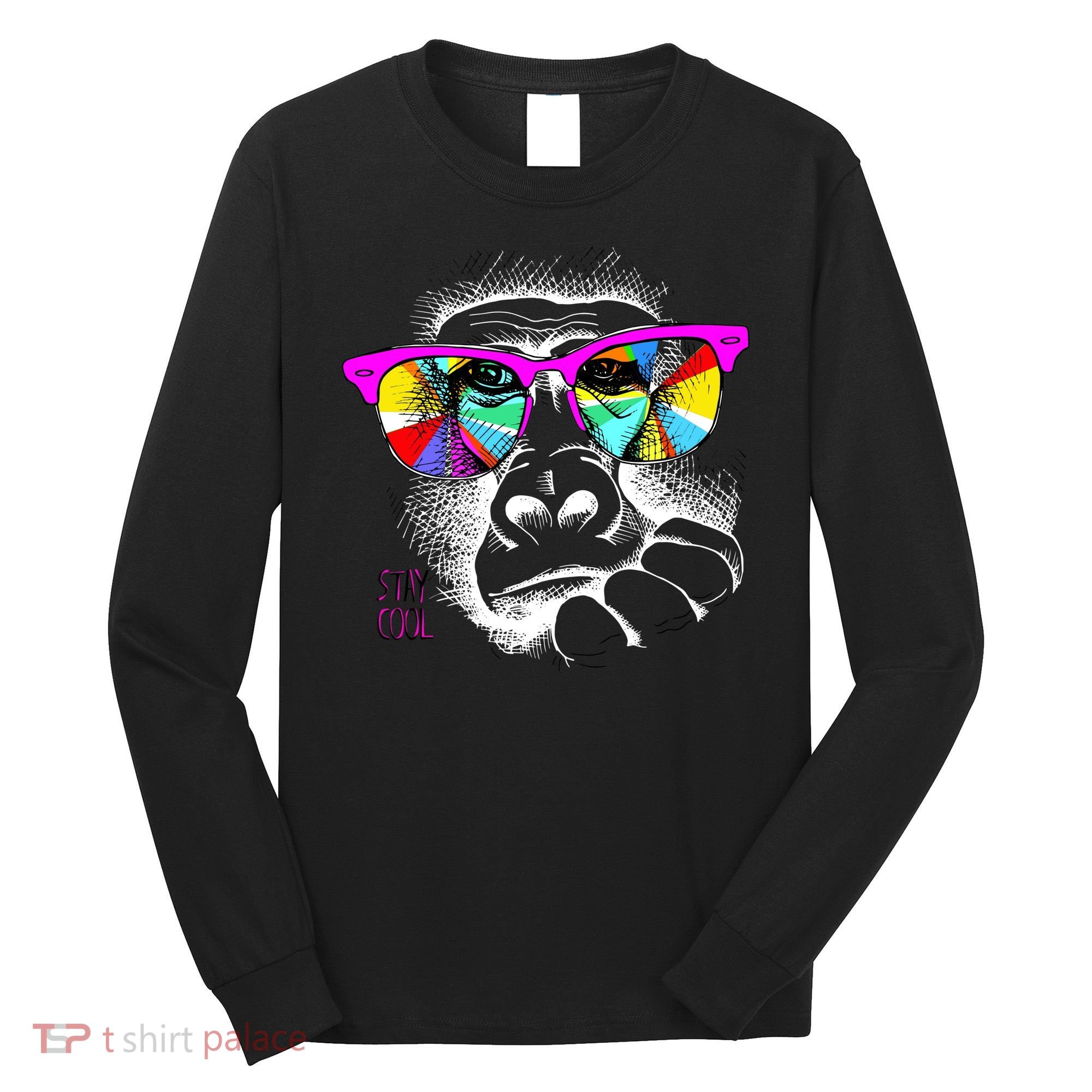 Cool Monkey Long Sleeve Shirt