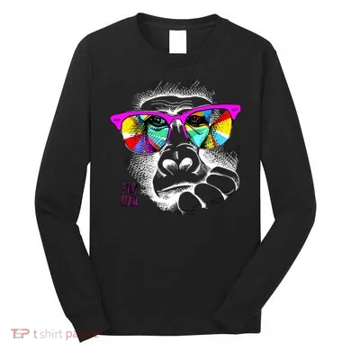 Cool Monkey Long Sleeve Shirt